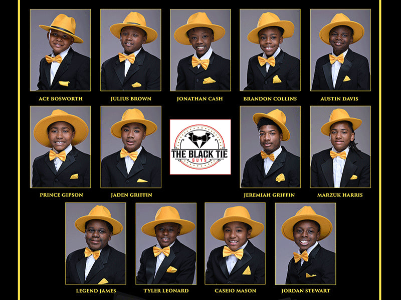 Standing room only crowd cheers Black Tie Guys achievement