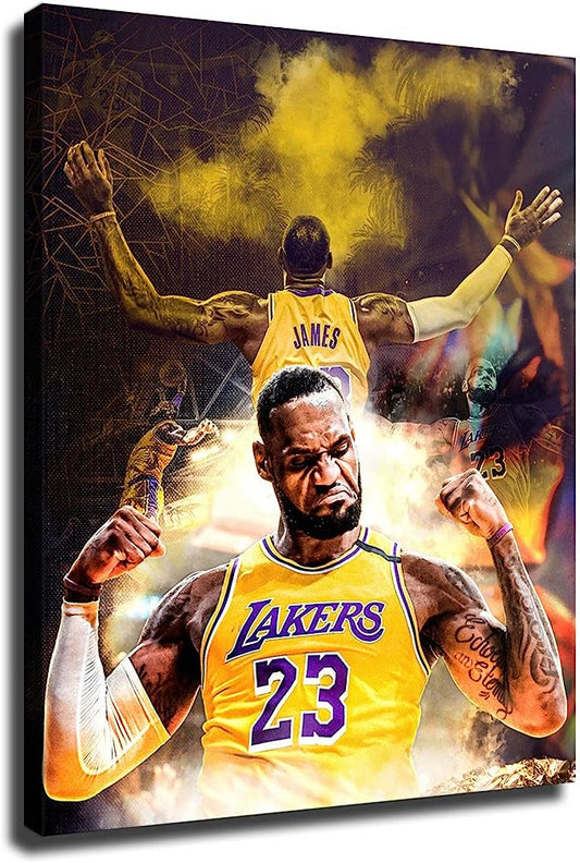Lebron James Wall Canvas (6,800 pts)