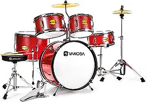 Junior Drum Set for Kids 16-inch 5-Piece Drum Kit (100,000 pts)