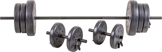 Barbell Weight Set with two dumbbells (52,000 pts)