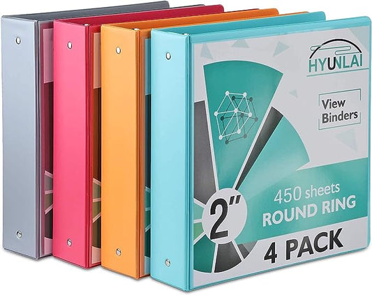 2 Inch 3 Ring Binder, HYUNLAI 2'' (10,400 pts)
