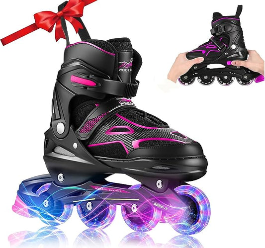 Roller Blades Skates with Light up Wheels (16,000 pts)