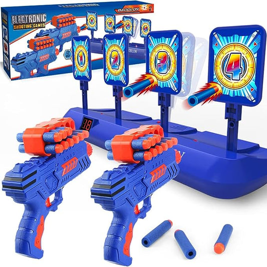 Digital Shooting Targets with Foam Dart Toy Gun (10,800 pts)