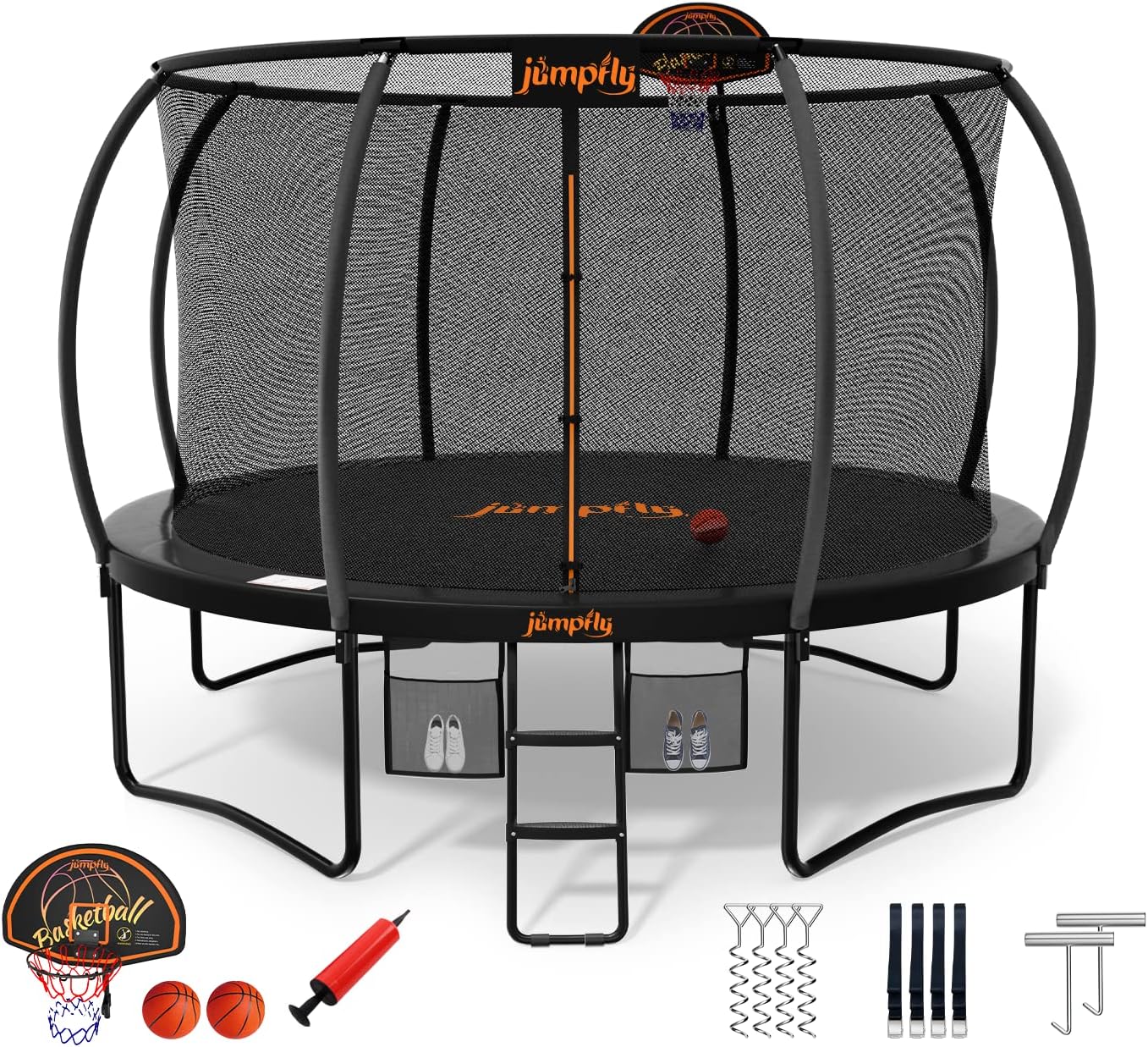 Trampoline 8FT 10FT 12FT 14FT with Bball Hoop (132,000)